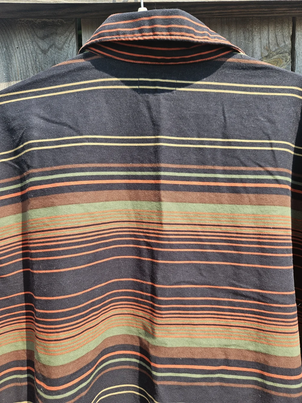 Wrangler Barn Shirt Jacket Men 2XL Button Down Pocket Light Western Cotton Aztec